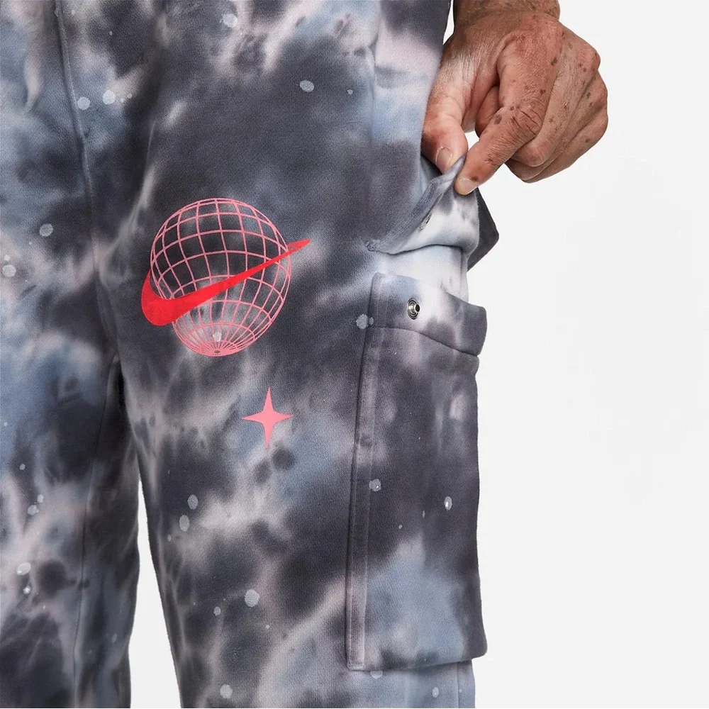 NIKE Spacewave Galaxy‎ Cargo Fleece Jogger Sweatpants